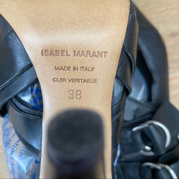 Isabel Marant-Lace Up Wrap Ankle Heels (38) - Picture 15 of 16